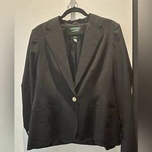 Black wool Ralph Lauren Exclusive blazer size 12